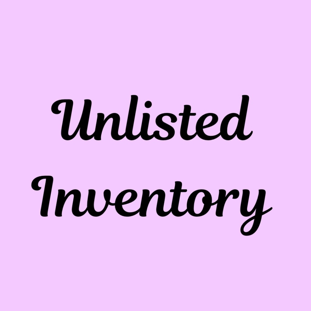 Unlisted inventory